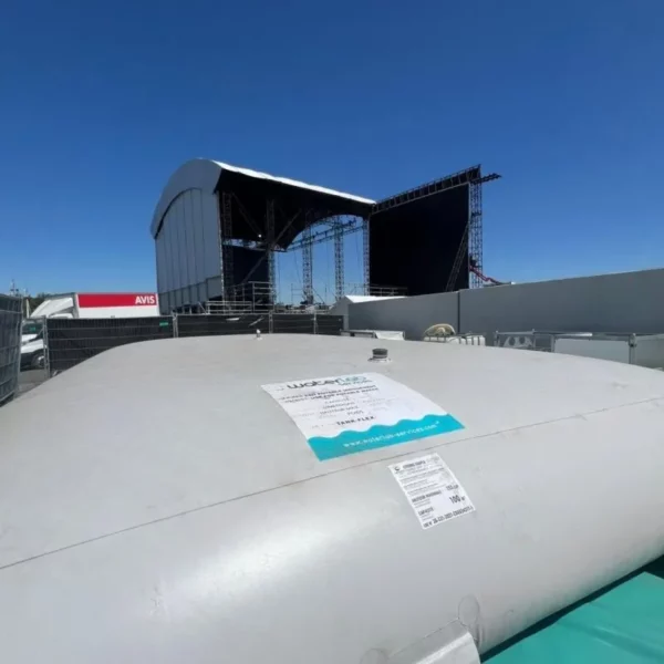 Agua potable y aguas residuales – 2 x 100 m3